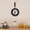 325164 vidaXL Wall Clock with Fried Egg Pan Design 18,8 cm