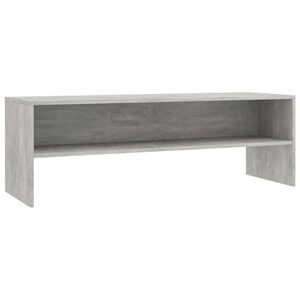 vidaXL Mobile Porta TV Grigio Cemento 120x40x40cm in Legno Multistrato