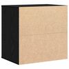 vidaXL Mobile con Cassetti Nero 60 x 41 x 58 cm Legno multistrato