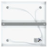 vidaXL Faretto da soffitto Bianco 26 x 26 x 16.5 cm Acciaio