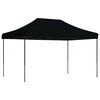 vidaXL Tenda da Festa Pieghevole Pop-Up Nero 292x292x315 cm