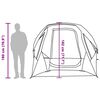vidaXL Tenda Familiare Cabina per 6 Persone Blu Impermeabile