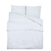 vidaXL Set Copripiumino Bianco 260x240 cm in Microfibra Leggera