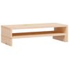 vidaXL Supporto per Monitor (52-101)x22x14 cm Legno Massello di Pino