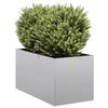 vidaXL Fioriera 40x80x40 cm in Acciaio Zincato