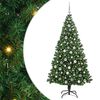 vidaXL Albero di Natale artificiale con 300 LED Verde 210 cm