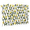 vidaXL Traliccio Edera Artificiale Espandibile Giallo 180x60 cm