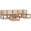 vidaXL Set di divani da esterno 6 pcs Naturale