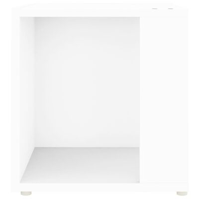 vidaXL Tavolino Bianco 33x33x34,5 cm in Legno Multistrato