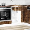 vidaXL Base da Cucina Lucca Rovere Fumo in Legno Multistrato