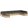 vidaXL Set divani Legno di Acacia Massello