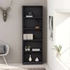 vidaXL Libreria a 5 Ripiani Grigia 60x24x175 cm in Legno Multistrato