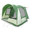 vidaXL Tenda da Campeggio per Auto per 4 Persone Verde Impermeabile
