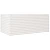 vidaXL Fioriera da Giardino Bianca 110x60x46 cm Legno Massello di Pino