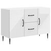 vidaXL Credenza Bianco Lucido 89 x 34,5 x 60 cm Legno ingegnerizzato
