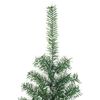 vidaXL Albero di Natale Artificiale con Neve Fioccata Verde 120 cm