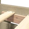 vidaXL Giroletto Testiera Rovere Sonoma 180x200 cm Legno Multistrato