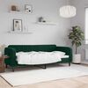 vidaXL Letto da Giorno Verde Scuro 80x200 cm in Velluto