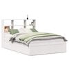 vidaXL Letto senza Materasso Bianco 120x190 cm Legno Massello di Pino