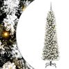 vidaXL Albero di Natale artificiale con 300 LED Bianco 210 cm