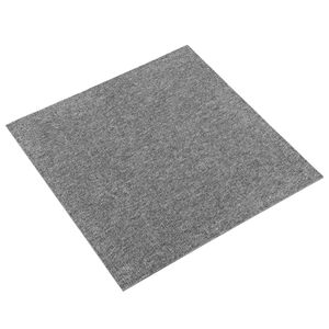 vidaXL Tappeto 20 pz Grigio 50 x 50 cm 100% Polipropilene