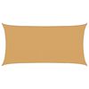vidaXL Vela Parasole 160 g/m&sup2; Rettangolare Sabbia 2,5x5 m in HDPE