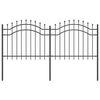 vidaXL Recinzione per Giardino Woerden 240 x 140 cm Grigio