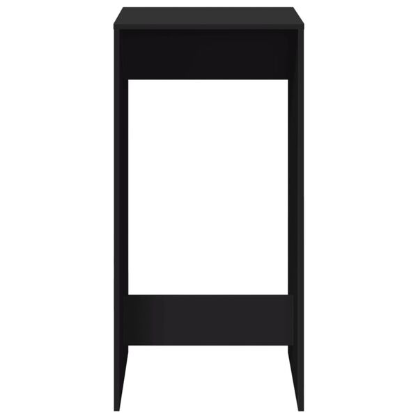 vidaXL Tavolo da Bar Nero 51x50x103,5 cm in Legno Multistrato