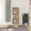 vidaXL Libreria 3 Ripiani Rovere Sonoma 40x24x109 cm Legno Multistrato
