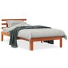vidaXL Letto senza Materasso Marrone Cera 100x200 cm in Legno di Pino