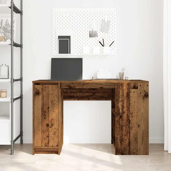 vidaXL Scrivania Legno Antico 120x42x76 cm in Legno Multistrato