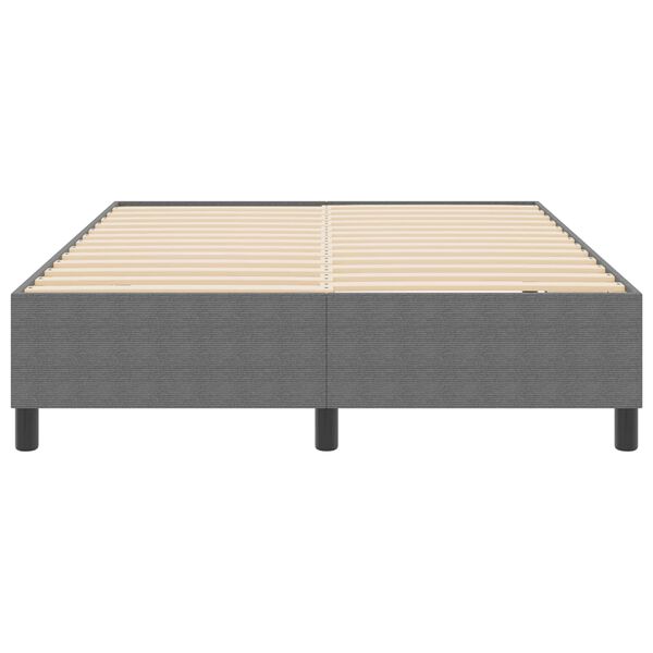 vidaXL Struttura letto piattaforma Grigio chiaro 160 x 200 cm Tessuto