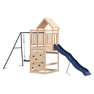 vidaXL Set da Gioco da Esterno in Legno Massello di Pino