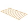 vidaXL Base a doghe Marrone 100 x 190 cm Legno massello di faggio