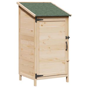 vidaXL Capanno da Giardino con tetto Naturale 59 x 56 x 113,5 cm