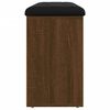 vidaXL Panca Porta Scarpe Rovere Marrone 102x32x50cm Legno Multistrato