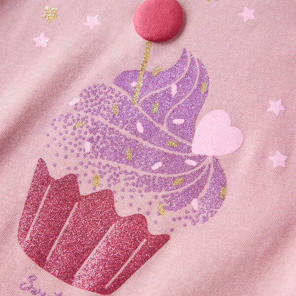 Maglietta per Bambine a Maniche Lunghe Rosa Chiaro 92