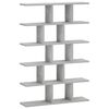 vidaXL Scaffale da parete Grigio Cemento 70 x 17 x 101 cm
