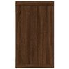 vidaXL Mensole Muro Cubo 2 Rovere Marrone 80x15x26,5 Legno Multistrato
