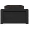 vidaXL Dormeuse con 2 Cassetti senza Materasso Nero 90x200 cm IRUN