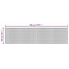 vidaXL Tappeto Rettangolare Marrone 100x400 cm in Bamb&ugrave;