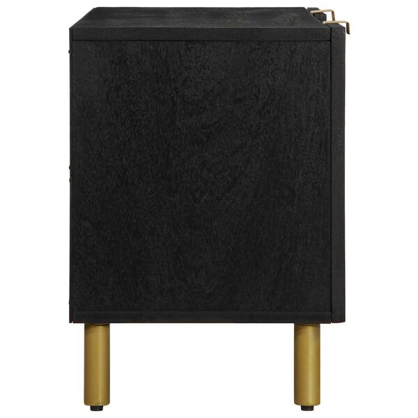 vidaXL Mobile Porta TV Nero 105x33x46 cm in Legno Multistrato