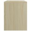 vidaXL Comodino Rovere Sonoma 40x30x40 cm in Legno Multistrato