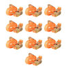 vidaXL Cinghie d'Ancoraggio 10 pz a Cricchetto 0,4 T 6mx25mm Arancione