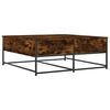 vidaXL Tavolino da Salotto Rovere Fumo 100x99x40 cm Legno Multistrato