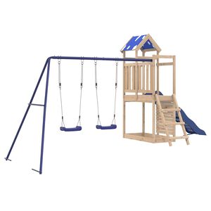 vidaXL Set da Gioco da Esterno in Legno Massello di Pino