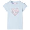 Maglietta da Bambino Azzurra 116