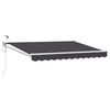 vidaXL Tettuccio Elettrico Retrattile Antracite 3,5 x 2,5 m