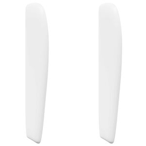 vidaXL Orecchia della Testata Bianco PVC