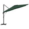 vidaXL Parasol Roma Verde 286 x 284 x 265 cm Alluminio e Poliestere